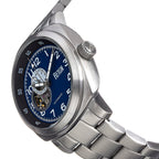 Reign Impaler Automatic Movt. 10ATM WR Blue Dial Mens Watch with Silver Colour Stainless Steel Strap