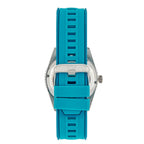 Reign Gage Jewels Miyota Automatic Movement Sapphire-Coated Mineral Crystal Directional Rotating Bezel Blue Dial With Date 10 ATM Water Resistance Watch With Blue Rubber Strap