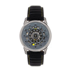 Reign Monterey Skeletonized Leather-Band Watch