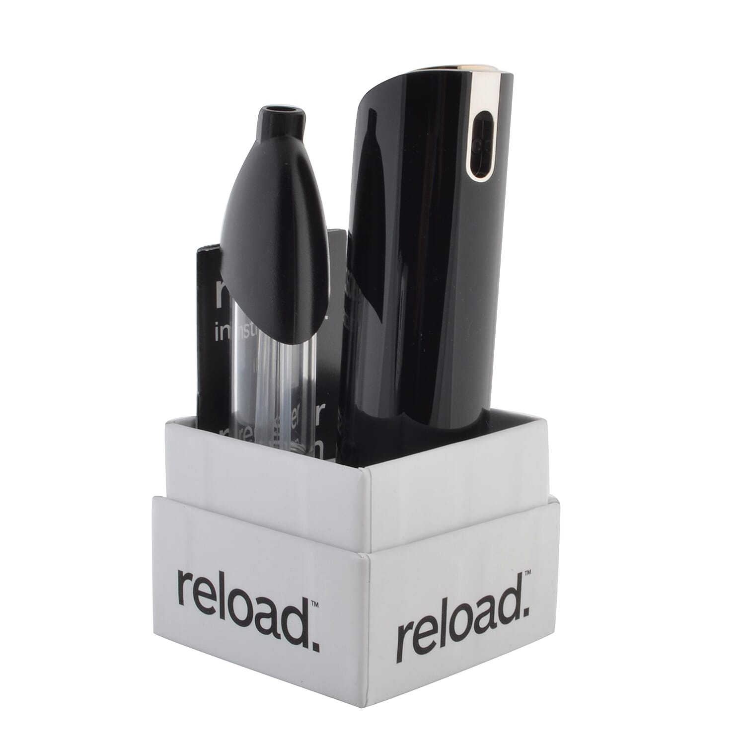 Reload Mini Perfume Spray Black (Incl. Issey Miyake DIssey Homme - 5ml - Zebra Skin)