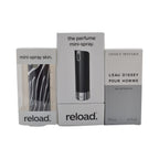 Reload Mini Perfume Spray Black (Incl. Issey Miyake DIssey Homme - 5ml - Zebra Skin)
