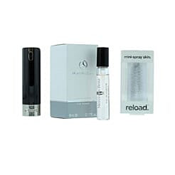 Reload Mini Perfume Spray Black (Incl. Mercedes Club Mini Men - 5ml - Embossed Skin) - Embossed Mic