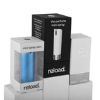Reload Mini Perfume Spray White (Incl. Mercedes For Women - 5ml - Aluminium Blue Skin)