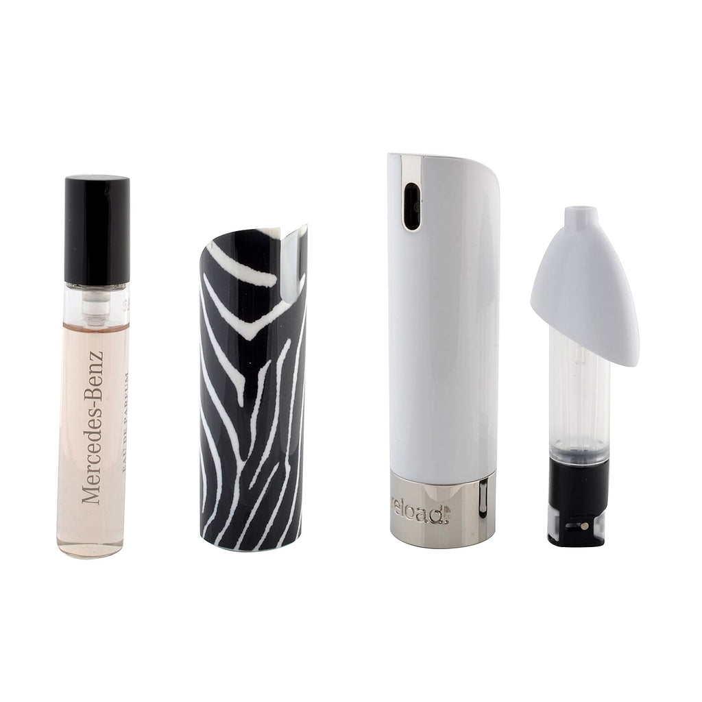 Reload Mini Perfume Spray White (Incl. Mercedes For Women - 5ml - Zebra Skin)