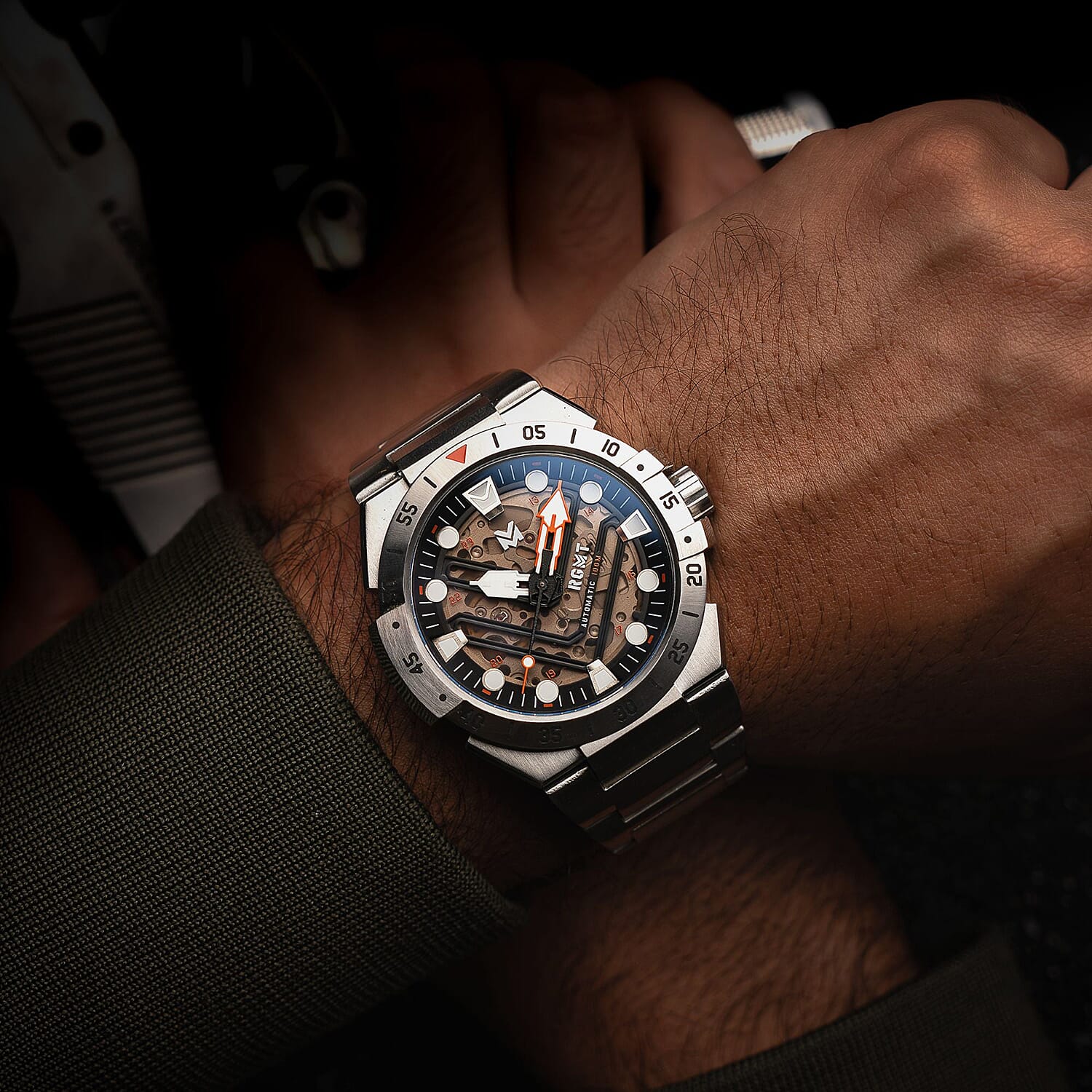 Rgmt Automatic Mens Watch in Stainless Steel