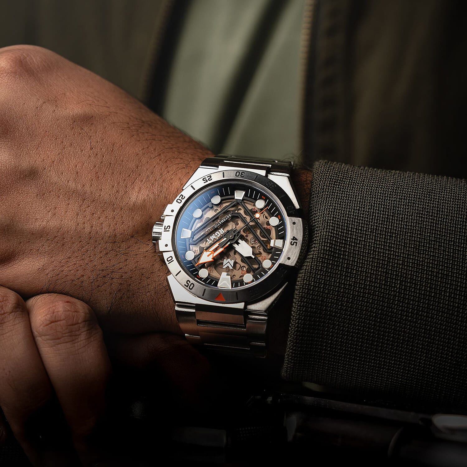Rgmt Automatic Mens Watch in Stainless Steel