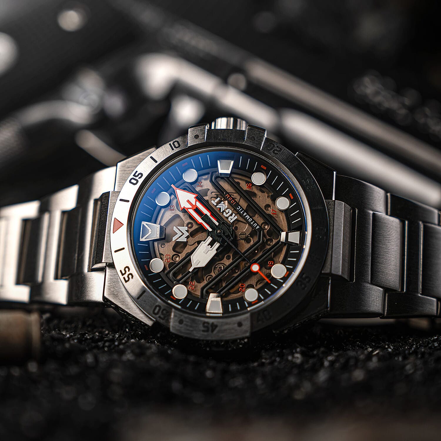 Rgmt Automatic Mens Watch in Stainless Steel