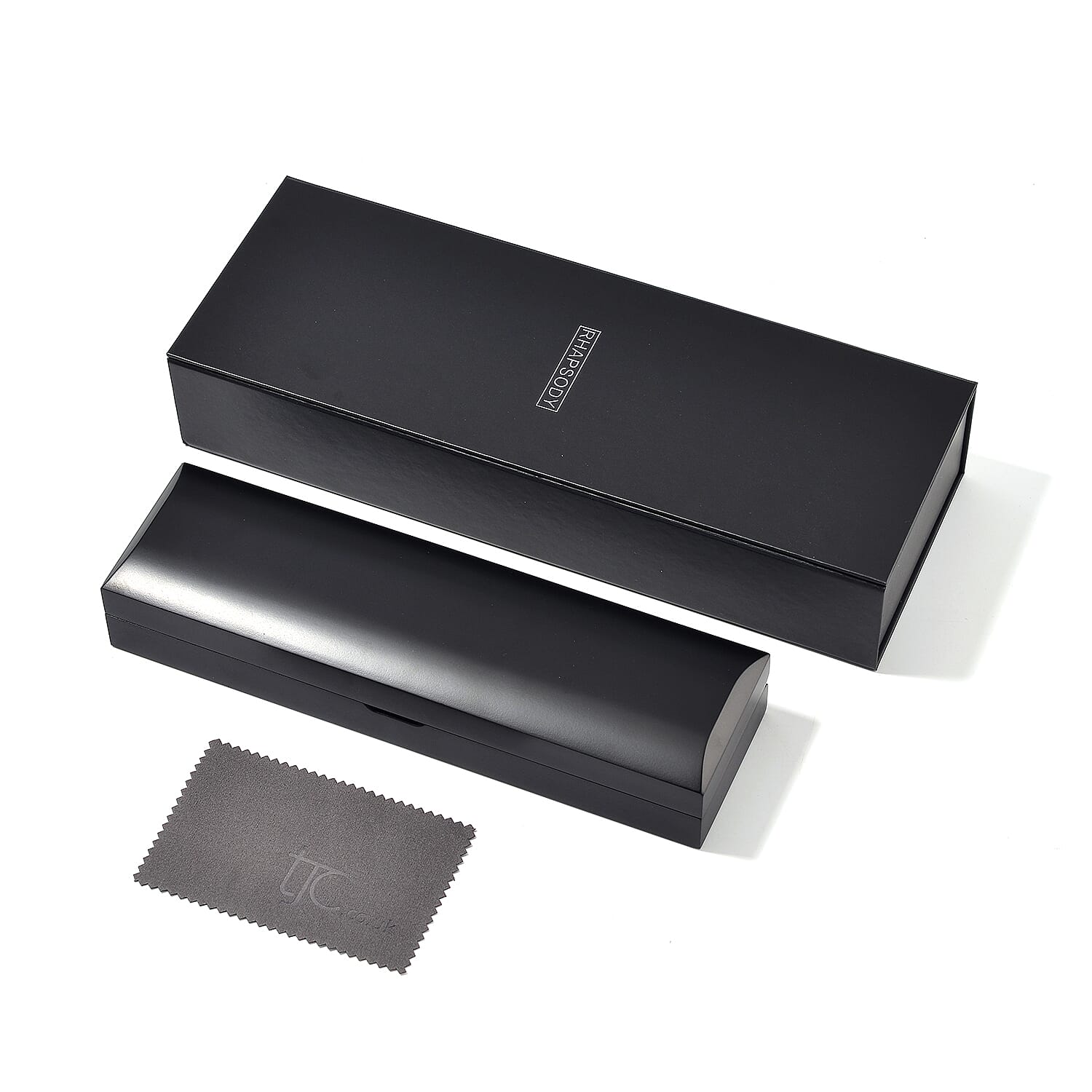 Rhapsody Patterned Jewellery Box (Size 24x7x4 cm) - Black & Black