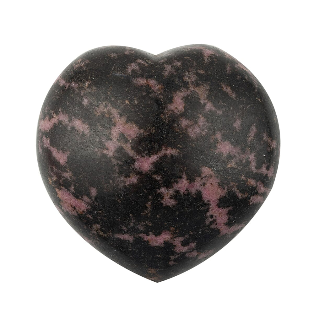 Rhodonite Galet Heart-Medium