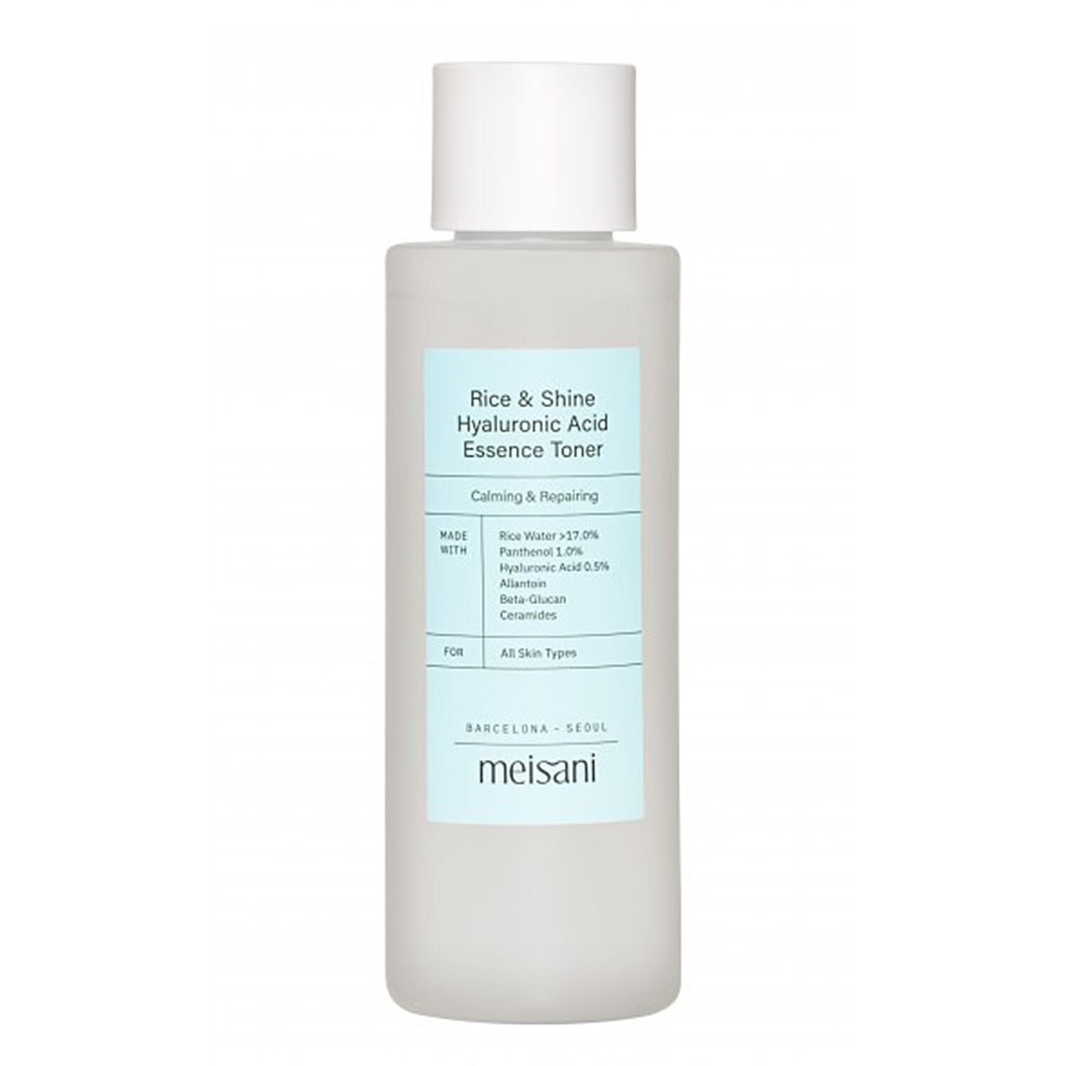 Meisani Rice and Shine Hyaluronic Acid Essence Toner (150 ml)