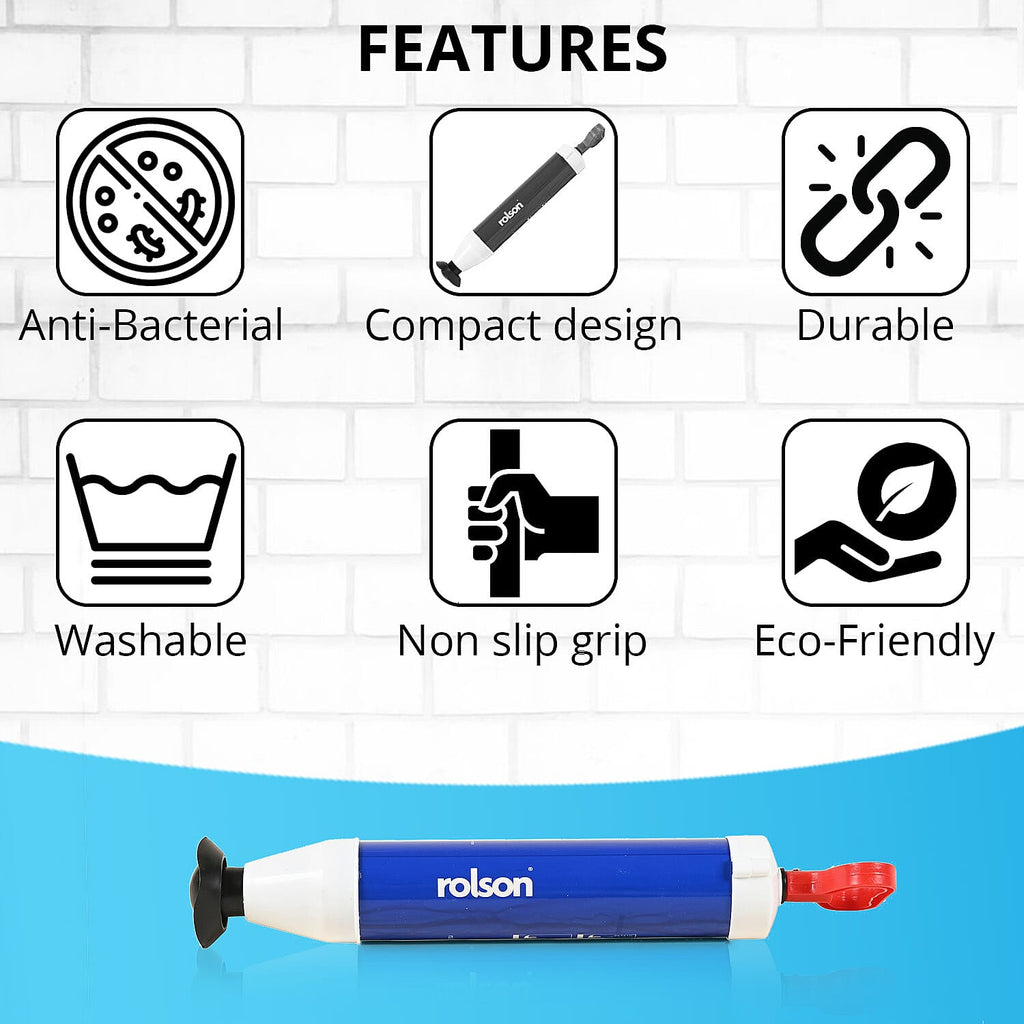 ROLSON - Waste Pipe Blast Unblocker (Size 42x10cm)