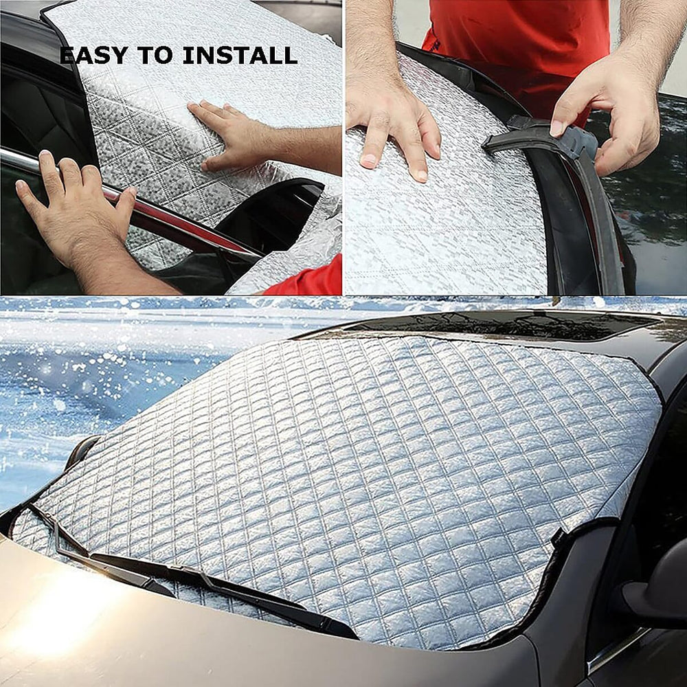 Rolson Large Windscreen Ice-Sun Protector (1450 x 1000mm) - Grey