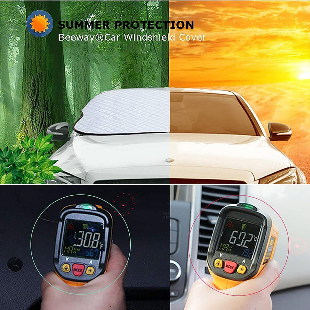 Rolson Large Windscreen Ice-Sun Protector (1450 x 1000mm) - Grey