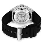 BLACK FRIDAY DEAL - ROTARY Seamatic Henley Automatic Miyota 8215 Movt. 30ATM  Orange Dial Mens Watch with Black Silicone Strap