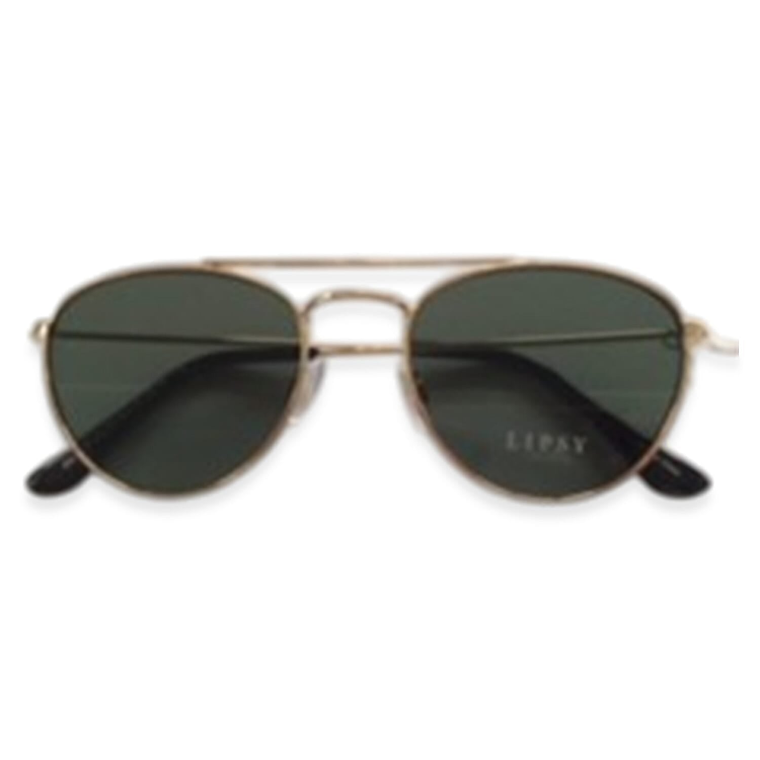Designer Lipsy Round Gold Aviator Sunglasses