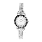 Royal Bali Collection Sterling Silver Bracelet Watch (Size - 7), Silver Wt. 35.98 Gms.