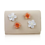 Rylee Flower Purse - Nude