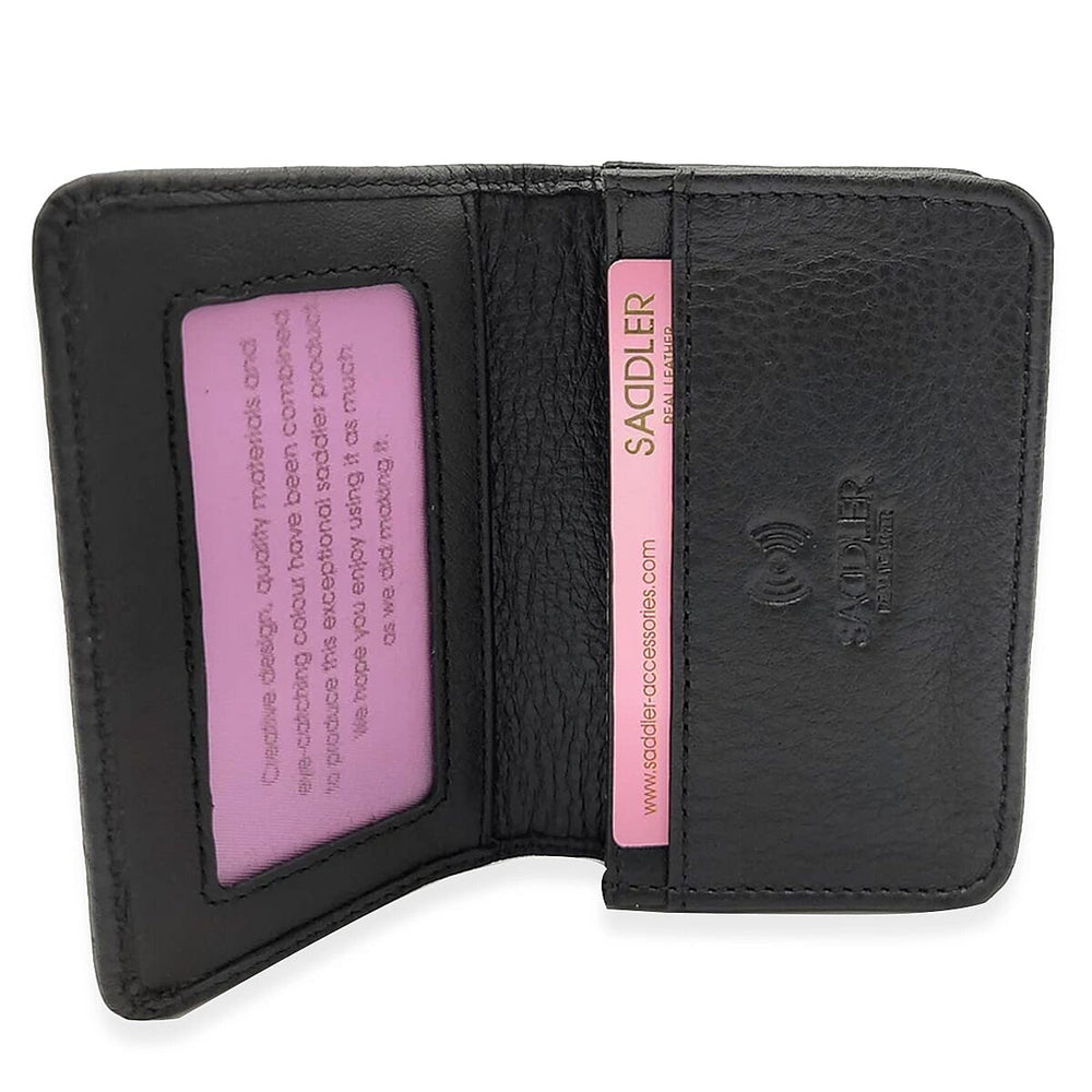 SADDLER Genuine Leather Card Case - Black