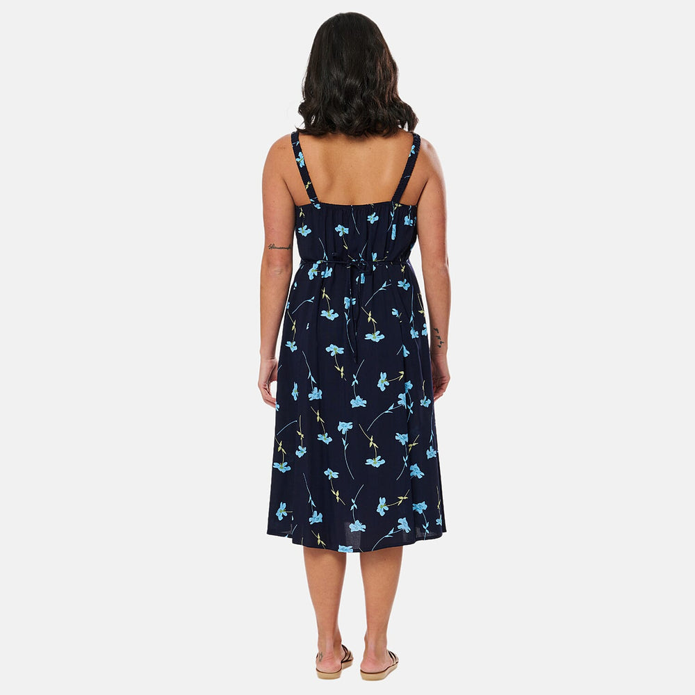 Woven Dress (Size - 12) - Navy