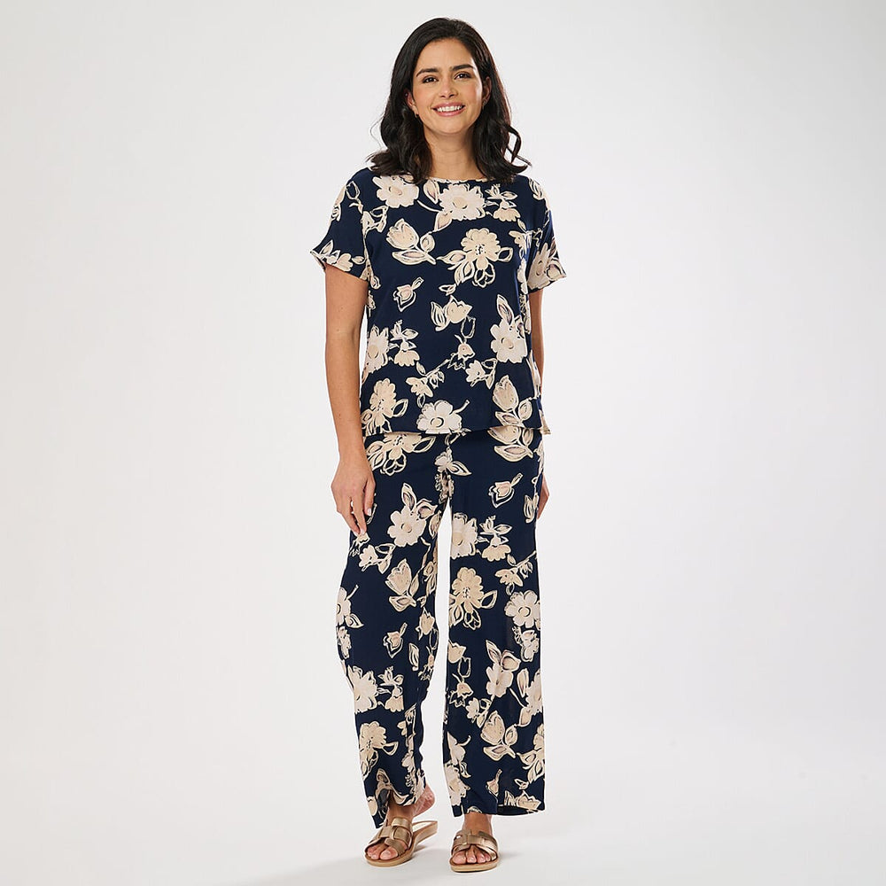 Woven Jean and Pant-Trouser (Size - 12) - Navy