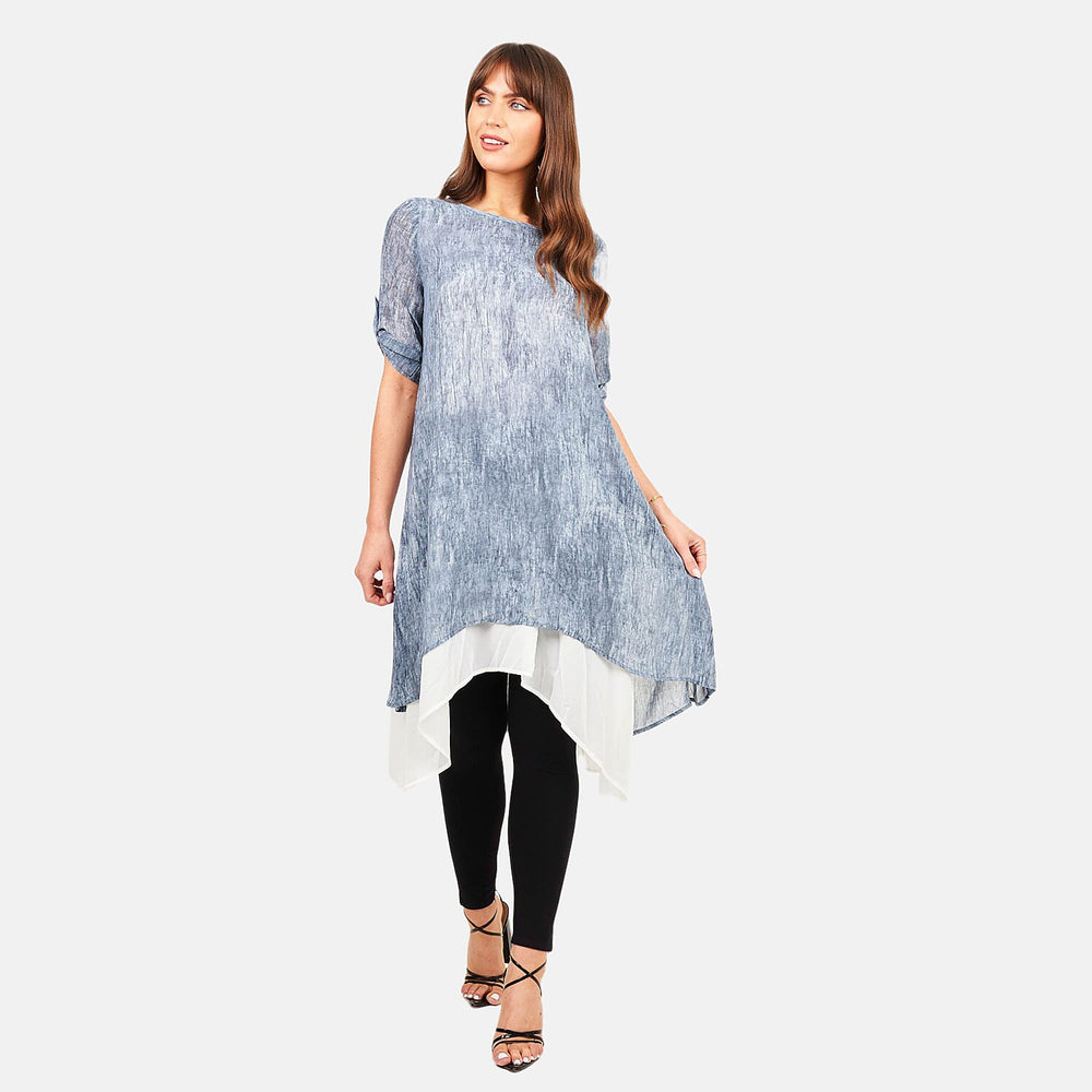 Woven Midi (Size - 12) - Denim