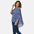 Woven Top (Size - 10) - Denim