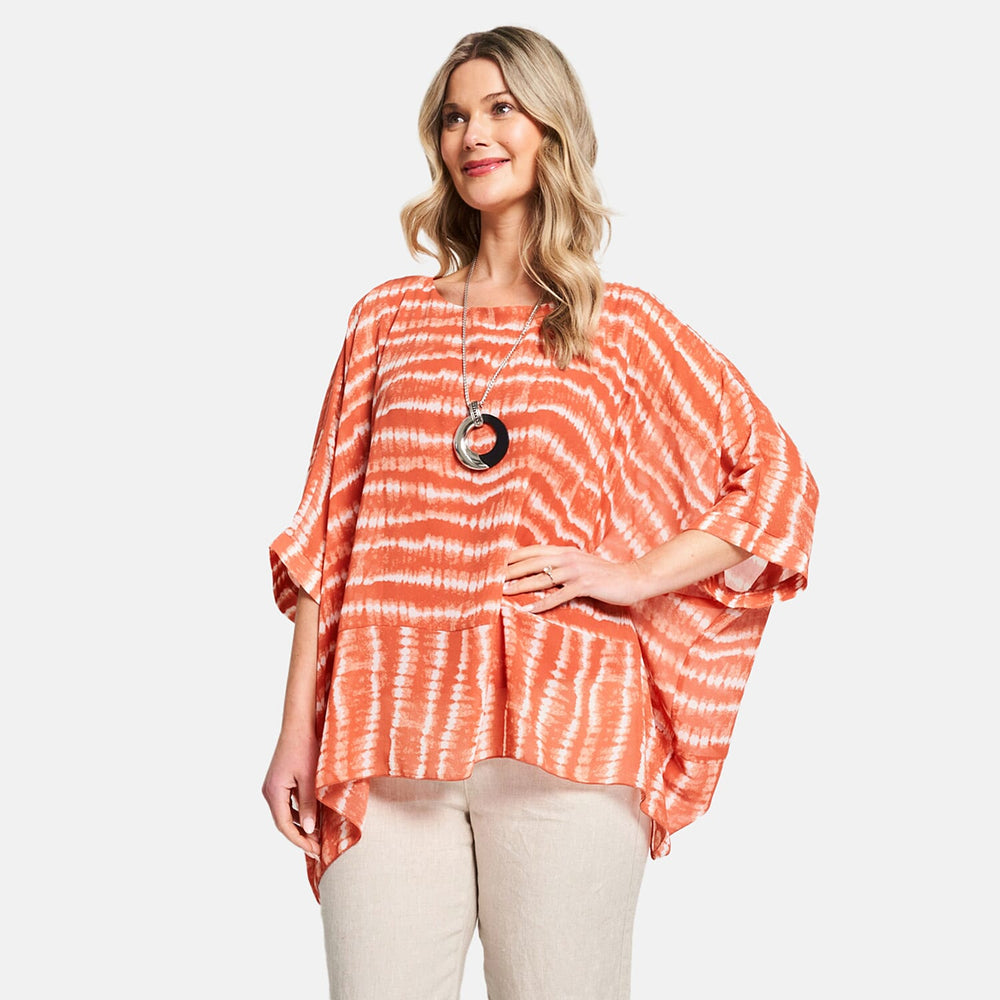 Woven Top (Size - 12) - Peach