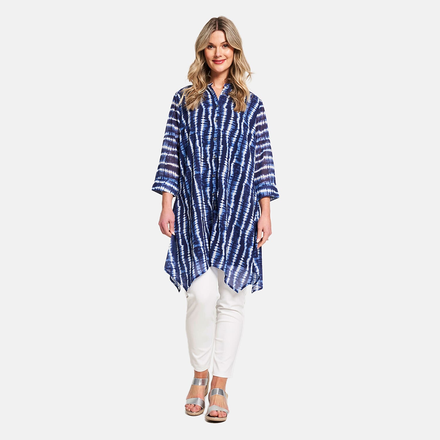 Woven Dress (Size - 10) - Denim