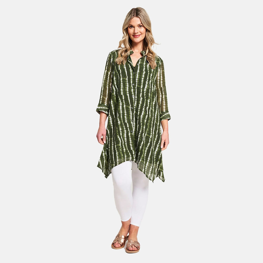 Woven Dress (Size - 10) - Khaki