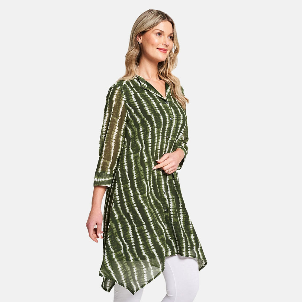 Woven Dress (Size - 10) - Khaki