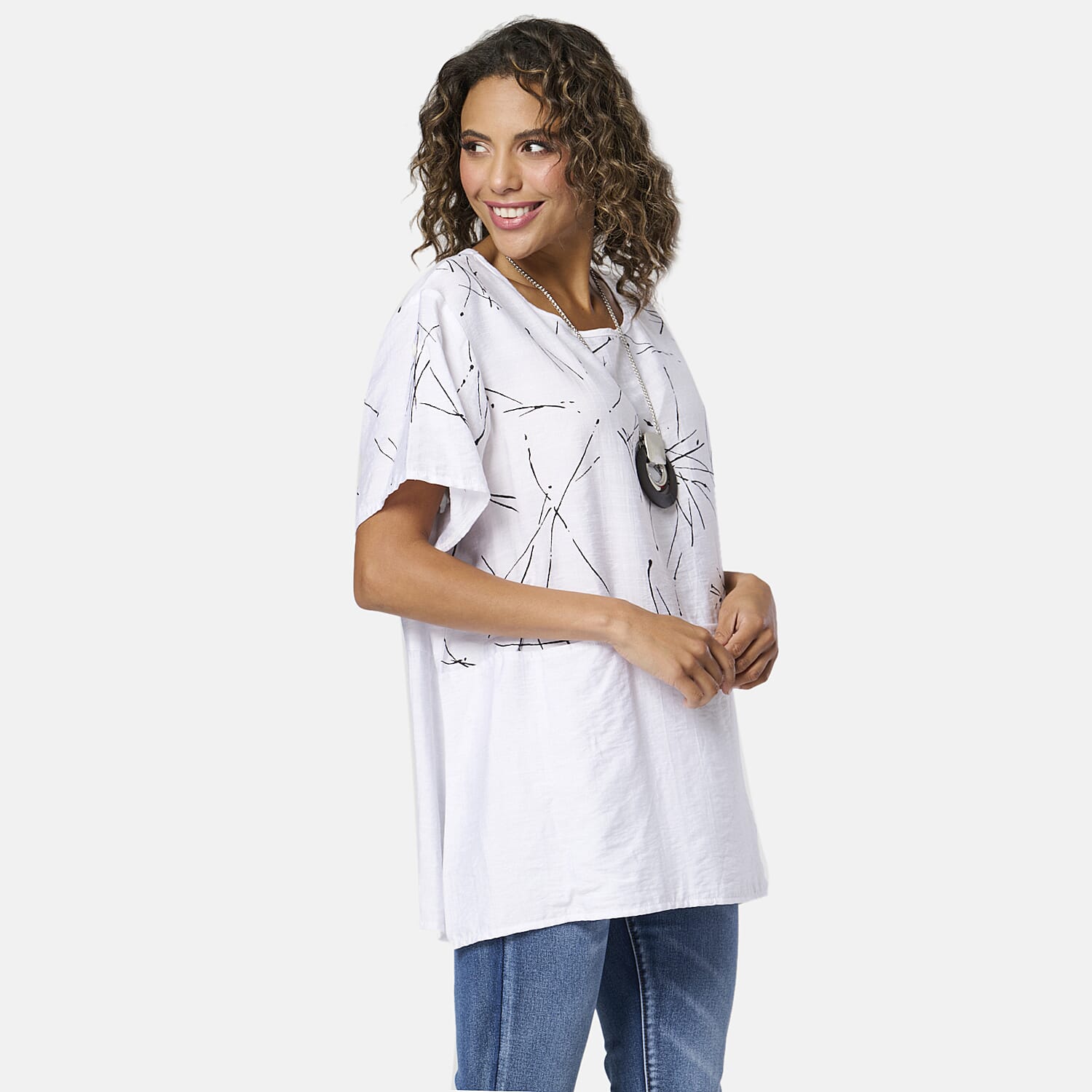 IW Woven Top (Size - 16) - White