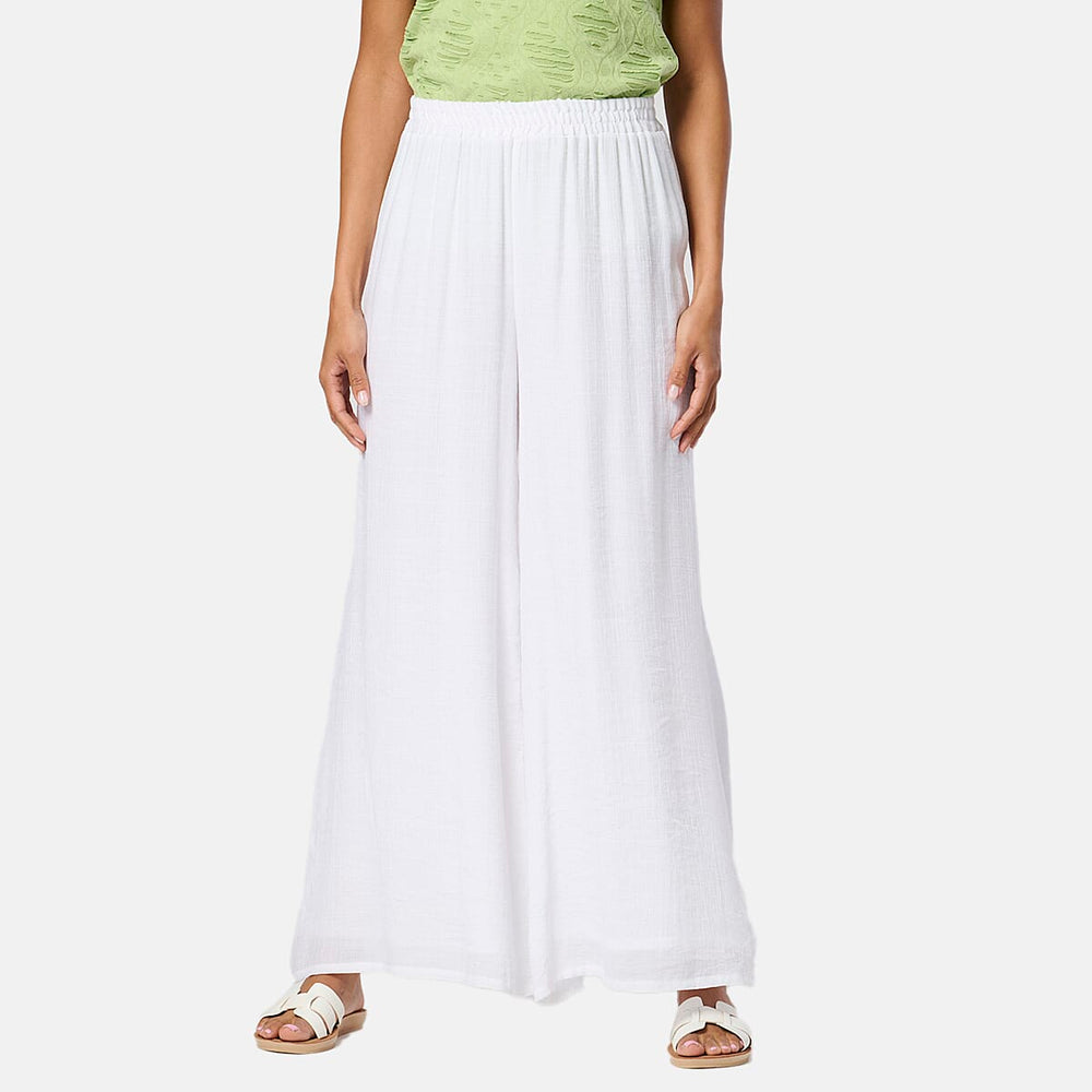Woven Jean and Pant-Trouser (Size - 12) - White