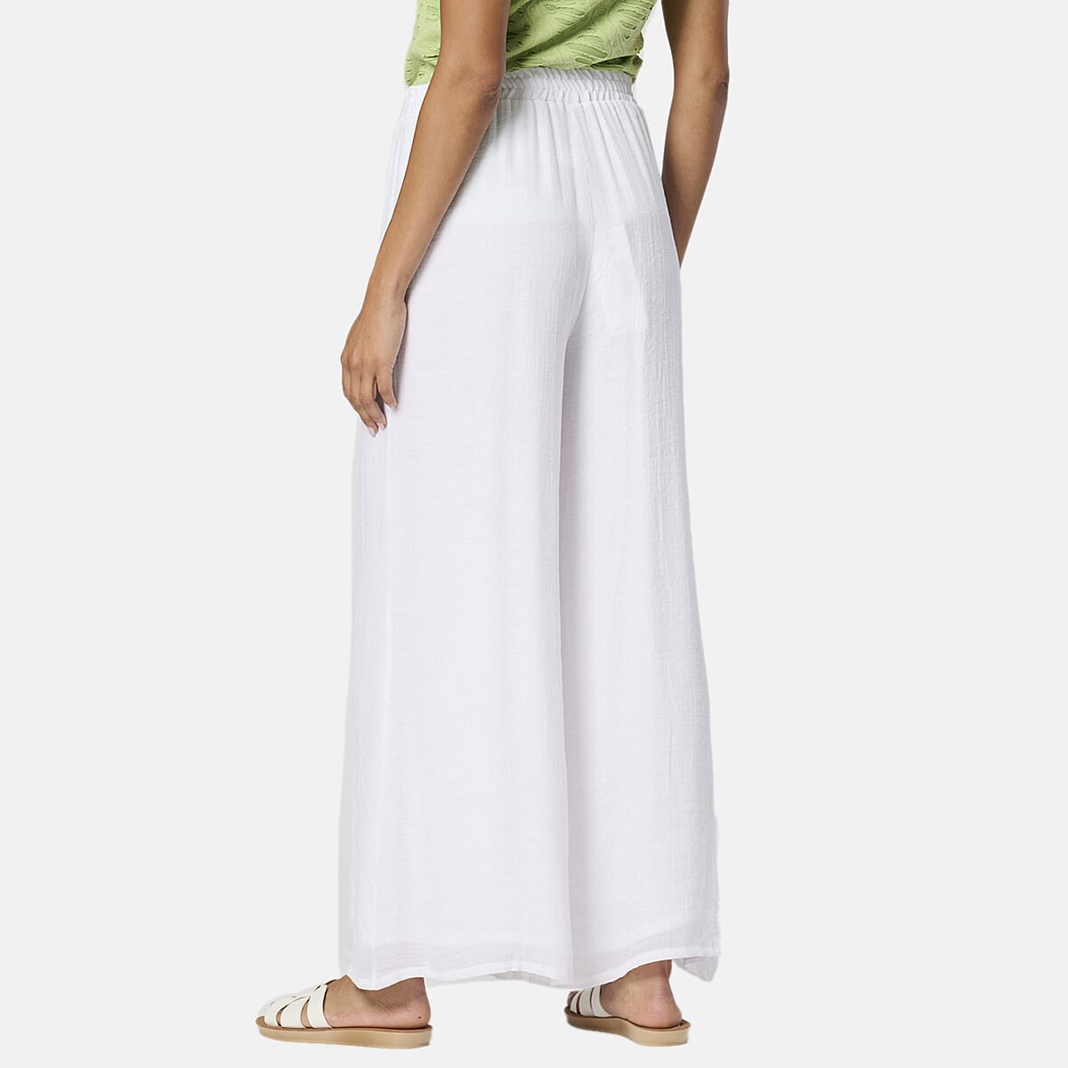 Woven Jean and Pant-Trouser (Size - 20) - White
