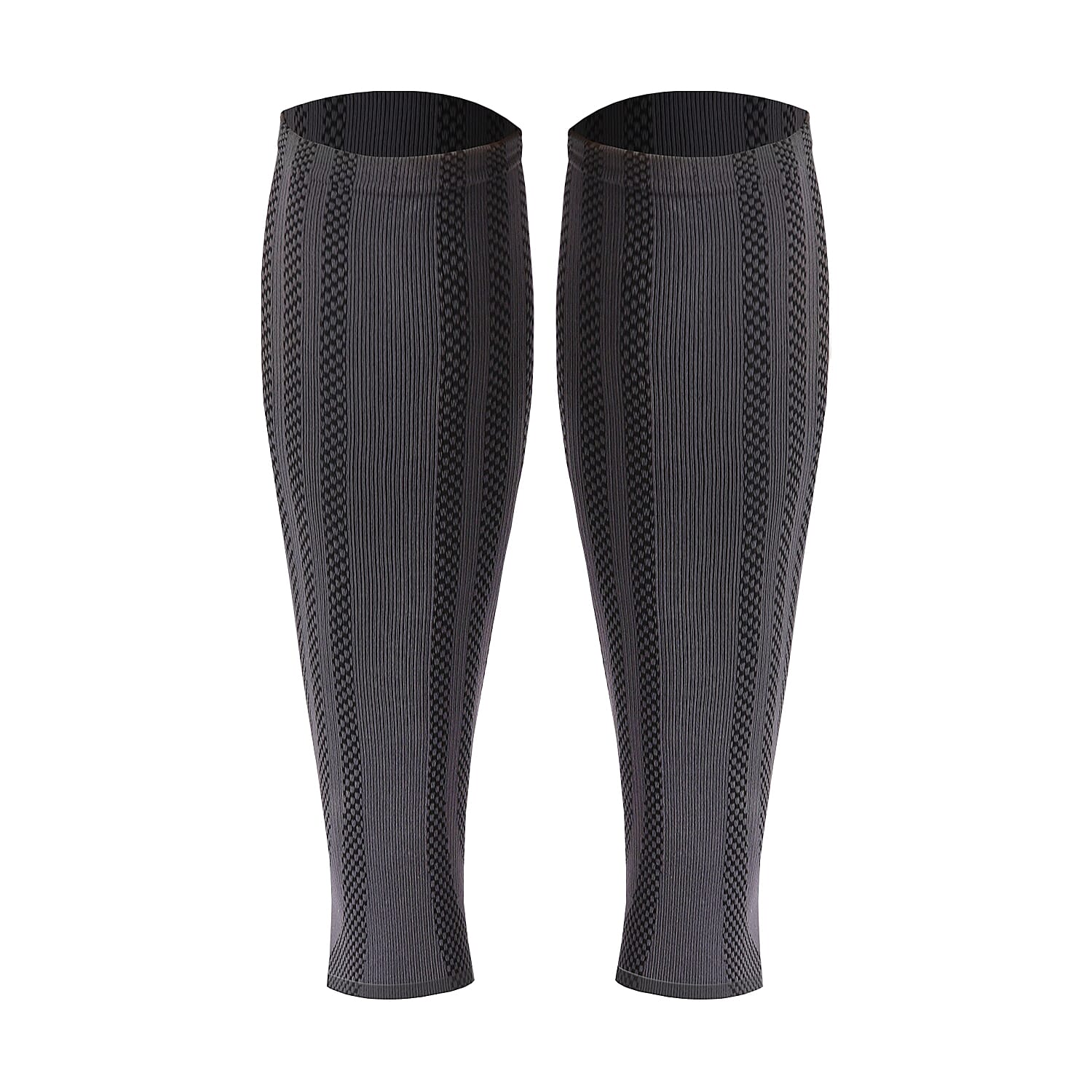 SANKOM Active Compression Calf and Arm Sleeves Set (Size L-XL, 49-51 cm) - Grey