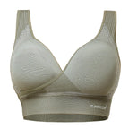 SANKOM SWITZERLAND Bamboo Bra For Back Support - Grey (Size XXXL Size 24-26)