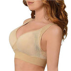 SANKOM SWITZERLAND Patent Cooling Effect Bra For Back Support - Beige (Size L-XL 16-18)