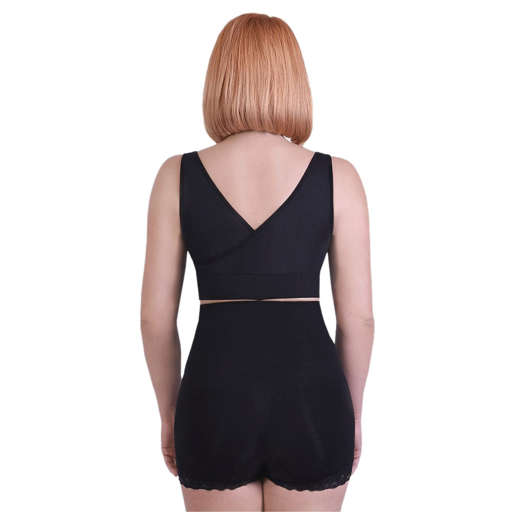 Sankom Switzerland Patent Premium Aloe Vera Black High Waisted Briefs (Size XXL, 18-20)