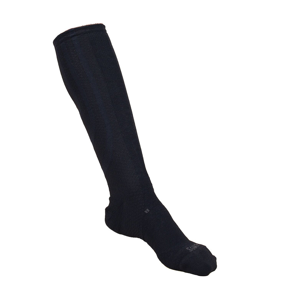 SANKOM SWITZERLAND Patent Socks - Black (Size REGULAR III- 9-12 UK)