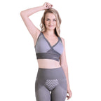 SANKOM SWITZERLAND Patent Support Bra with Lace - Bamboo Hypoallergenic (Size M-L 12-14)