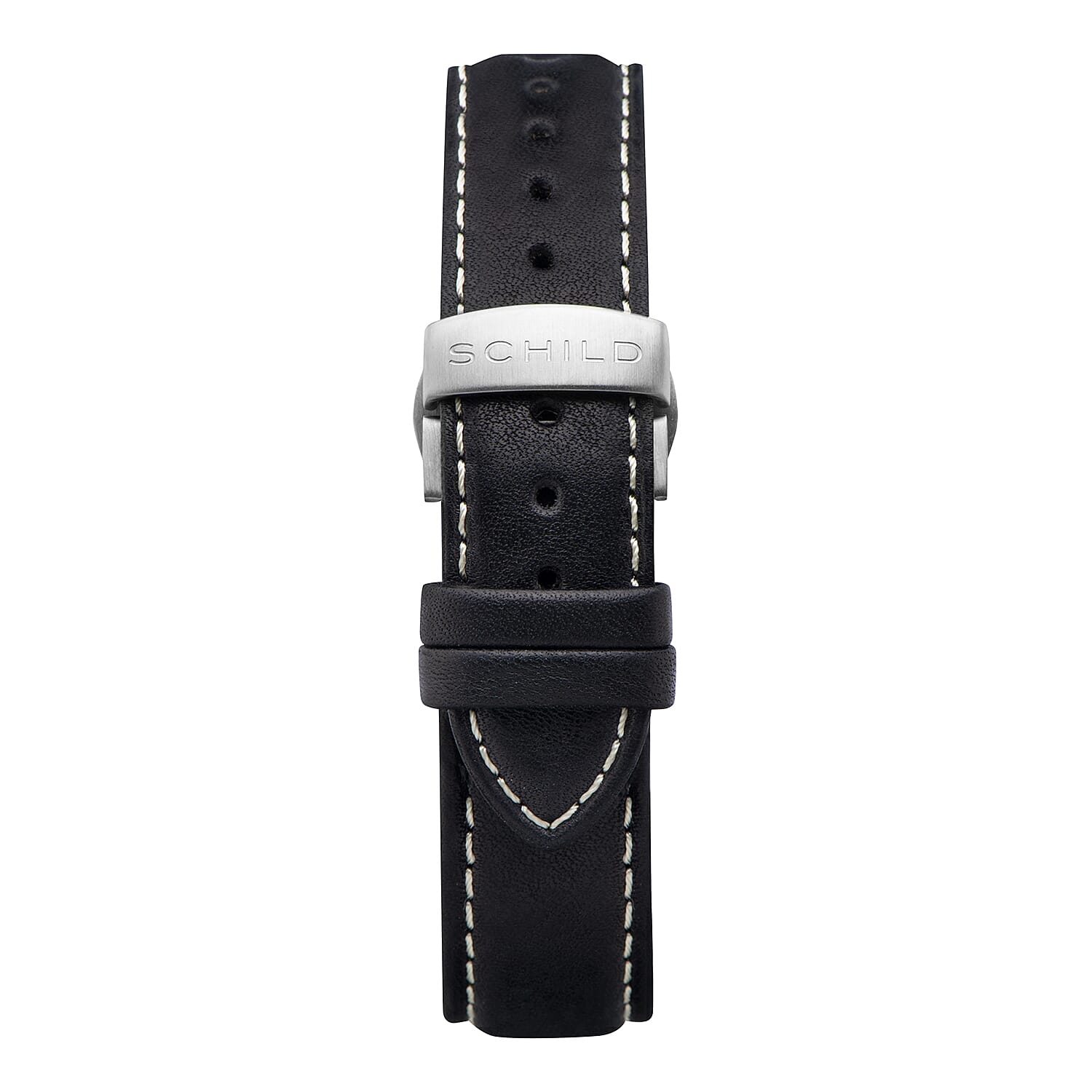 SCHILD Freidrich Mechanical Tourbillion Deep Storm Limited Edition Men Black Dial 10ATM Water Resistant Watch With Stainless Steel Chain Bracelet & Black Strap