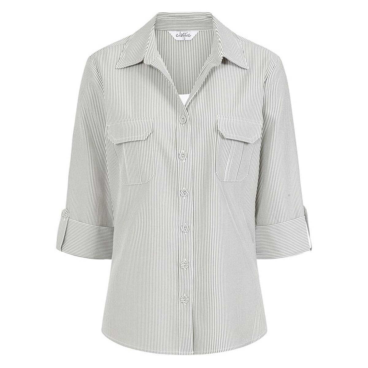 SEERSUCKER BLOUSE WITH CAMI