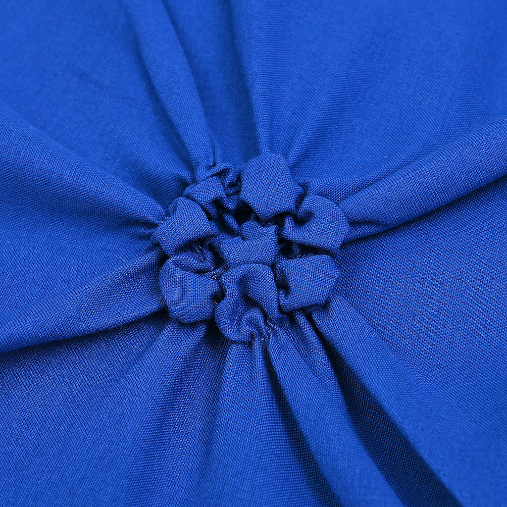 4 Piece Set Solid Microfibre 1 Comforter (225x220 Cm),1 Fitted Sheet (140x190 Cm) and 2 Pillowcases (50x70 Cm) - Royal Blue