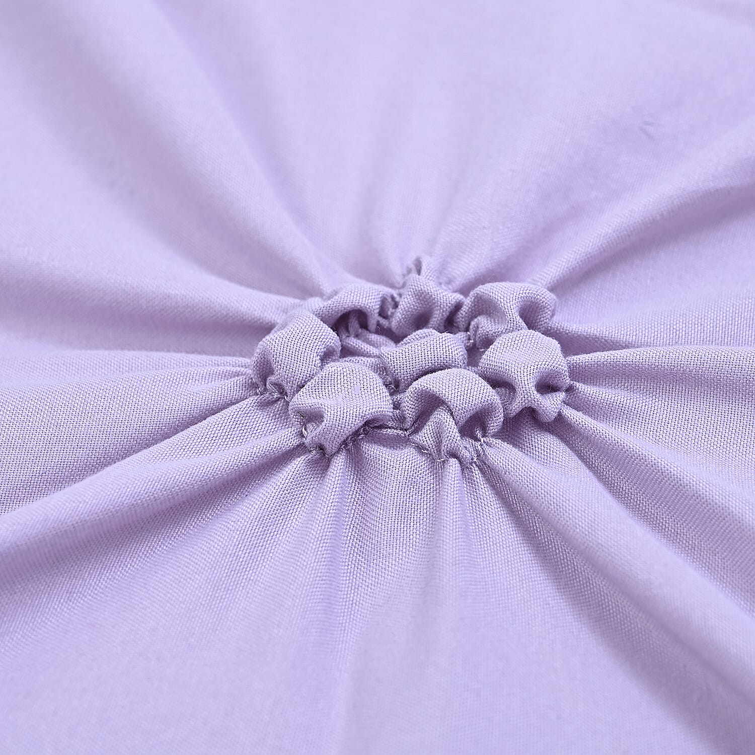 4 Piece Set Solid Microfibre  1 Comforter  (225x220 Cm),1 Fitted Sheet (150x200 Cm) and 2 Pillowcases (50x70 Cm) - Lavender