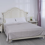 Deluxe Range 100% Mulberry Silk Quilt with 100% Cotton Cover - Light Grey (Size King)