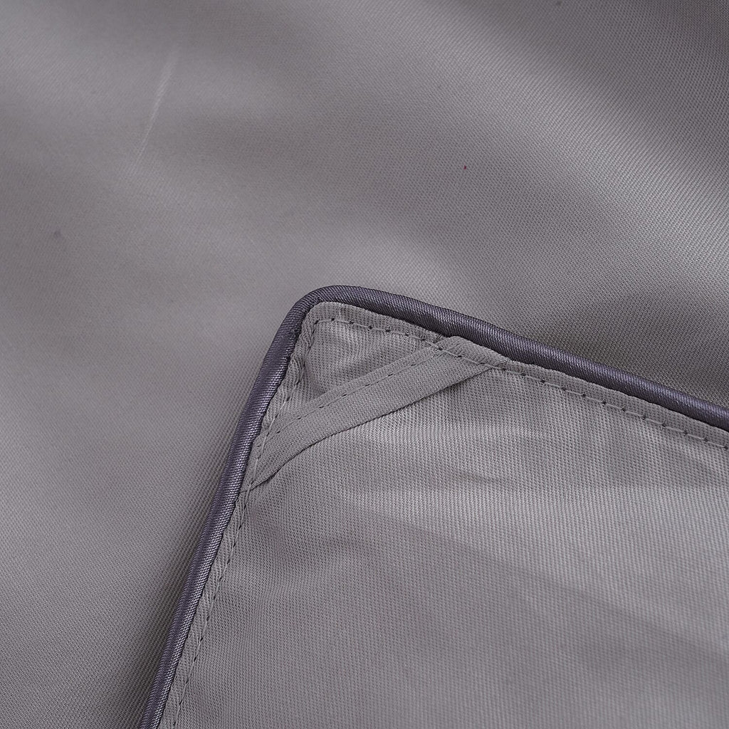 Deluxe Range 100% Mulberry Silk Quilt with 100% Cotton Cover - Light Grey (Size King)