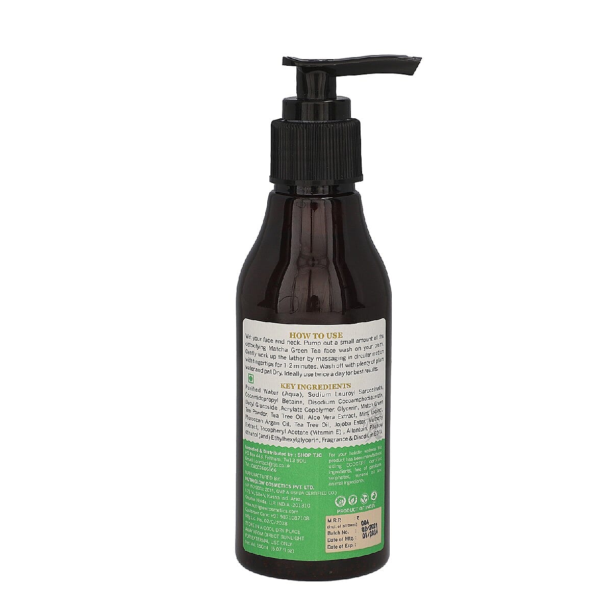 SHIZEN Combo of Fuji Matcha Green Tea Face Wash (5.07 oz ) Fuji Matcha Green Tea face scrub (3.38 oz ) Fuji Matcha Green Tea Face Mask (3.38 oz)