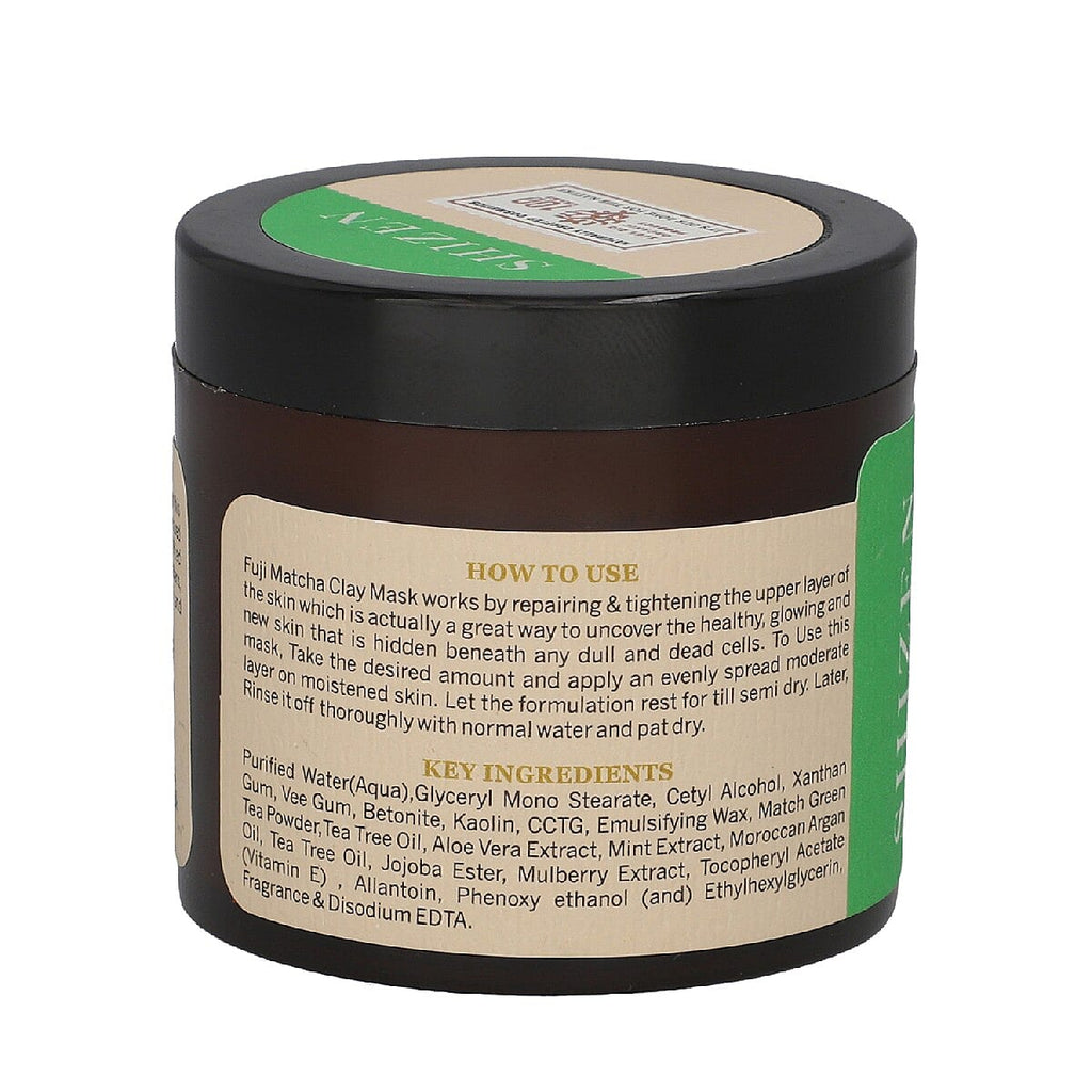 SHIZEN Combo of Fuji Matcha Green Tea Face Wash (5.07 oz ) Fuji Matcha Green Tea face scrub (3.38 oz ) Fuji Matcha Green Tea Face Mask (3.38 oz)