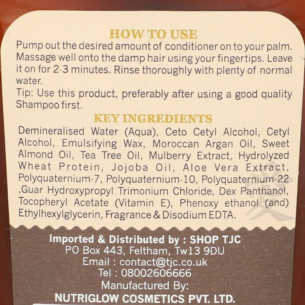 SHIZEN Keratin - Argan Oil Hair Conditioner - Nature of Love, Smooth Hair, Tangle Free (200 ml) 100% Organic