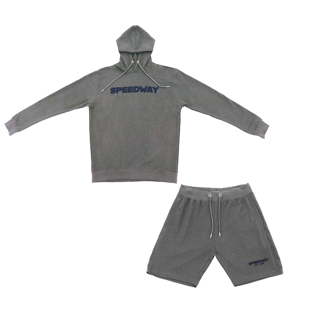 SPEEDWAY Mens Cotton Blend Tracksuit (Size XL) - Blue