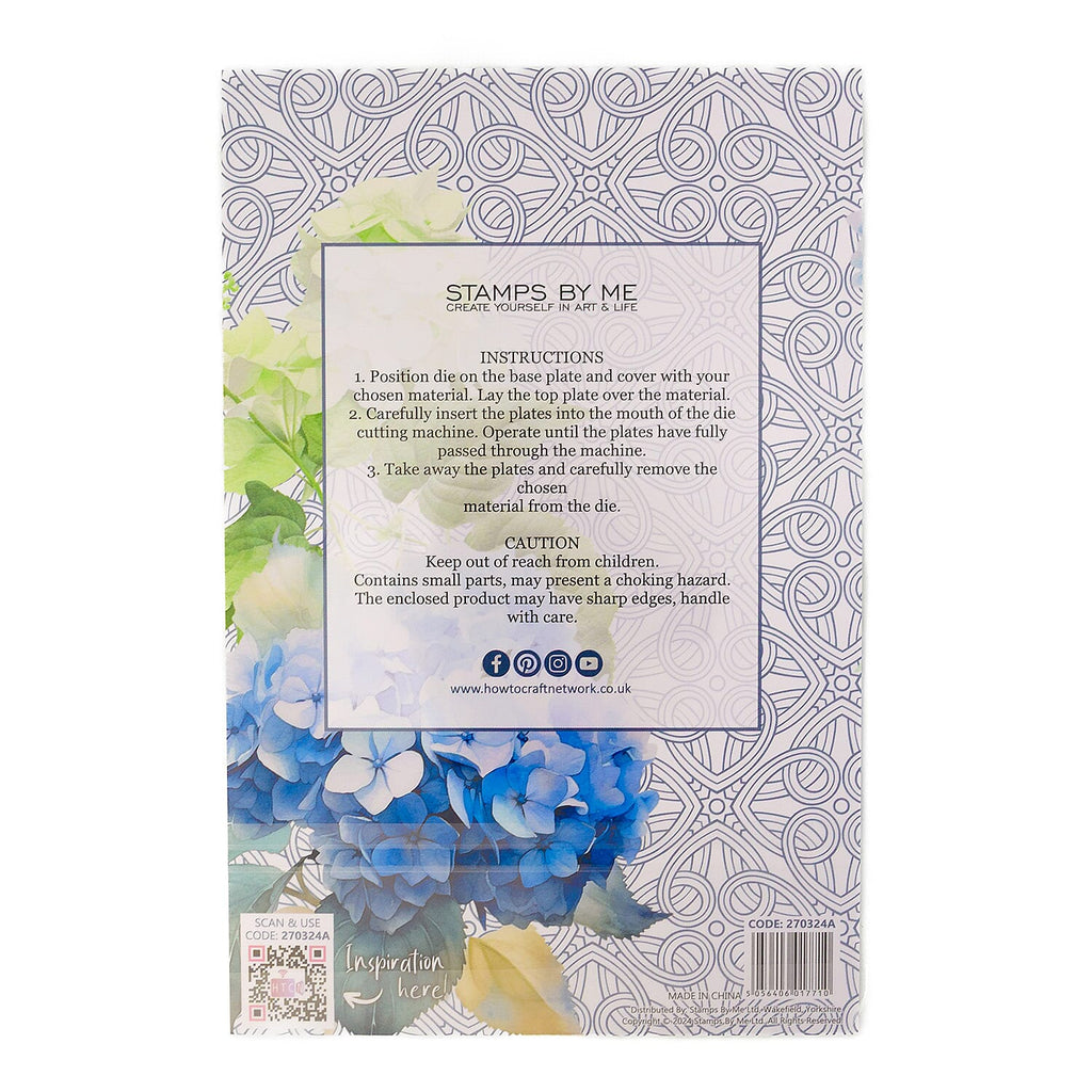 "EXCLUSIVE TO IDEAL WORLD  STENCIL DIE AND PAPER COLLECTION - FLORAL FUSHION   "